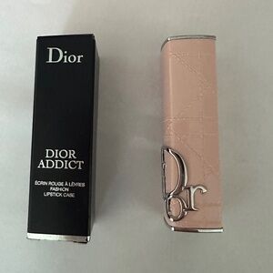 Dior addict lipstick case in patent pink nwb